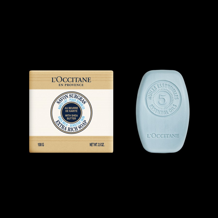 L'OCCITANE Duo Savon Karite Et Shampoing Solide Purifiant | Soins Mains Format Voyage