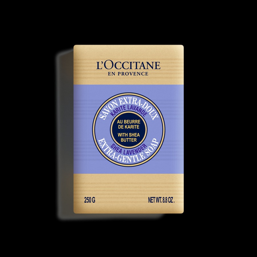 L'OCCITANE Savon Extra-Doux Karite Lavande 250G | Savon Pour Les Mains