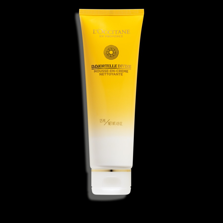 L'OCCITANE Mousse-En-Creme Nettoyante Immortelle Divine 125Ml | Nettoyant Visage & Tonique