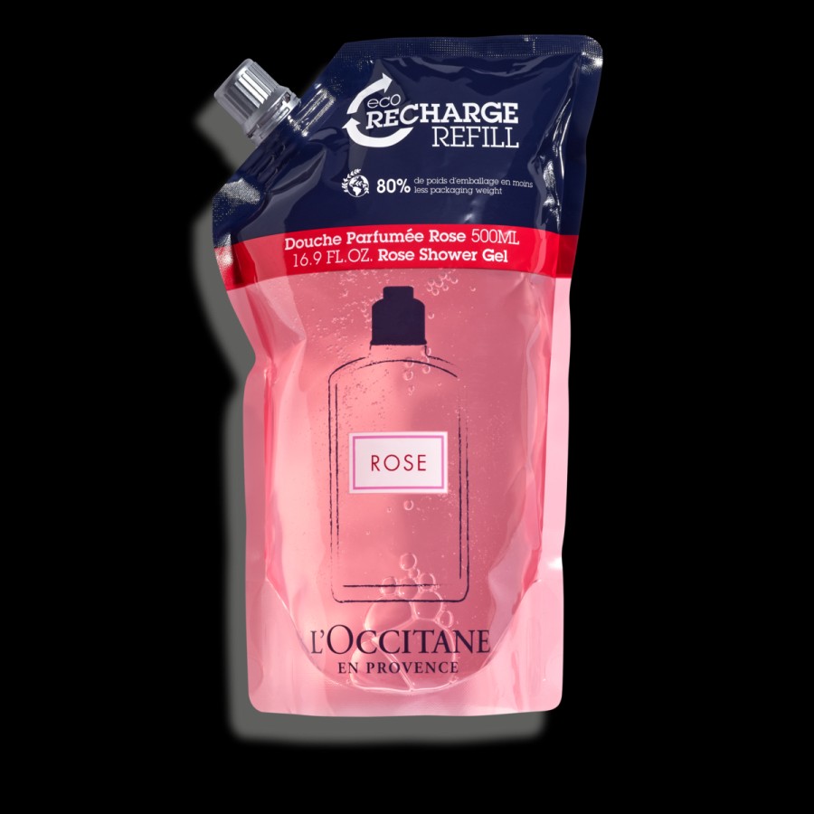 L'OCCITANE Eco-Recharge Douche Parfumee Rose 500Ml | Eco-Recharge Soin Corps