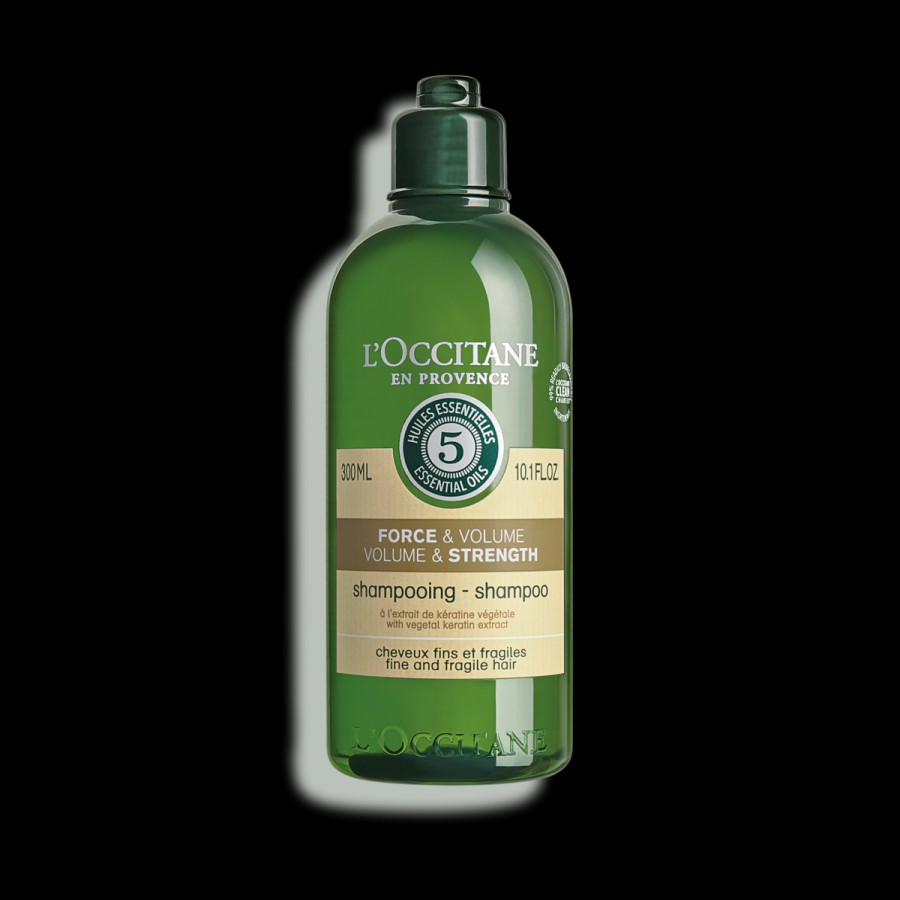 L'OCCITANE Shampoing Force & Volume Aromachologie 300Ml | Tous Les Soins Cheveux