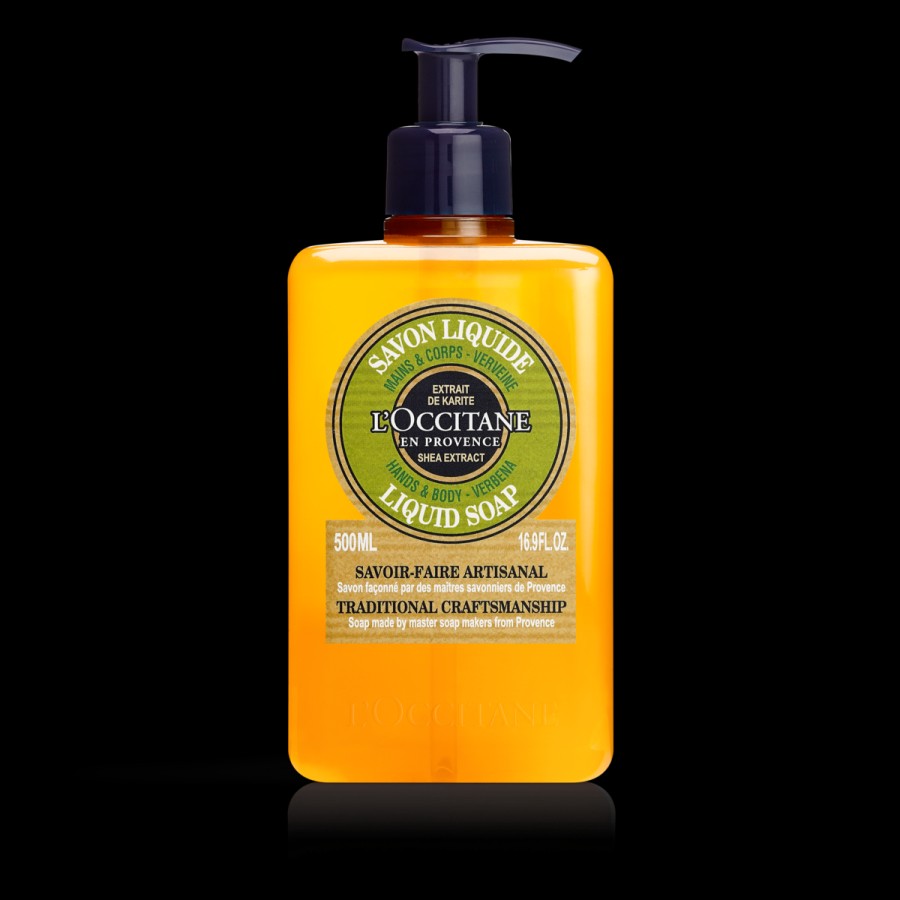 L'OCCITANE Savon Liquide Mains & Corps Karite Verveine 500Ml | Tous Les Soins Mains